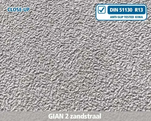 gian2 zandstraalstructuur beton, anti-slip, structuur, profiel, trap, trapneus