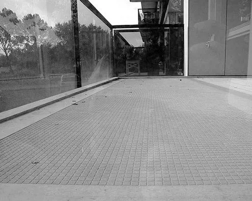Balkon, beton en antislip, anti-slip